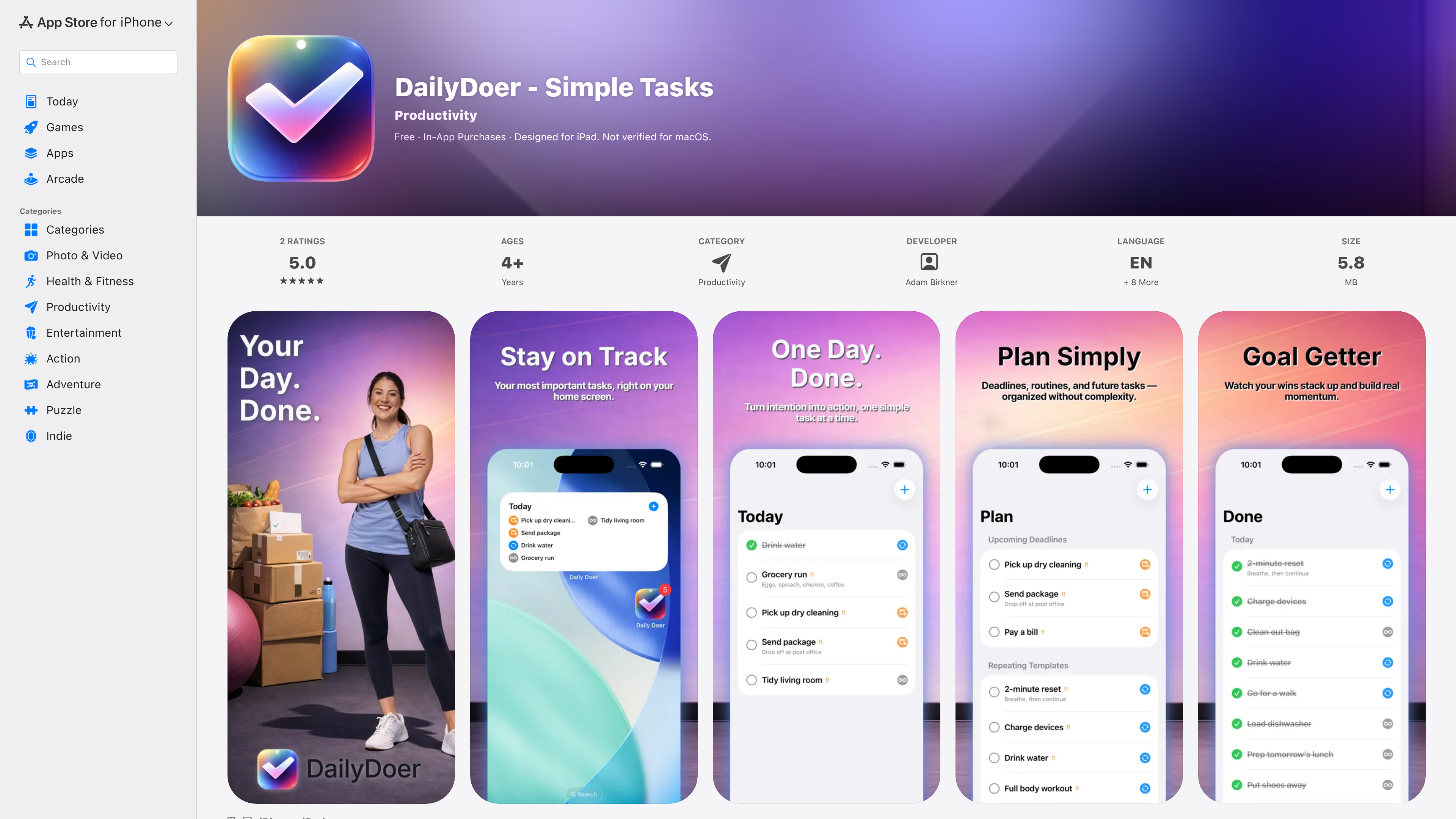 DailyDoer App
